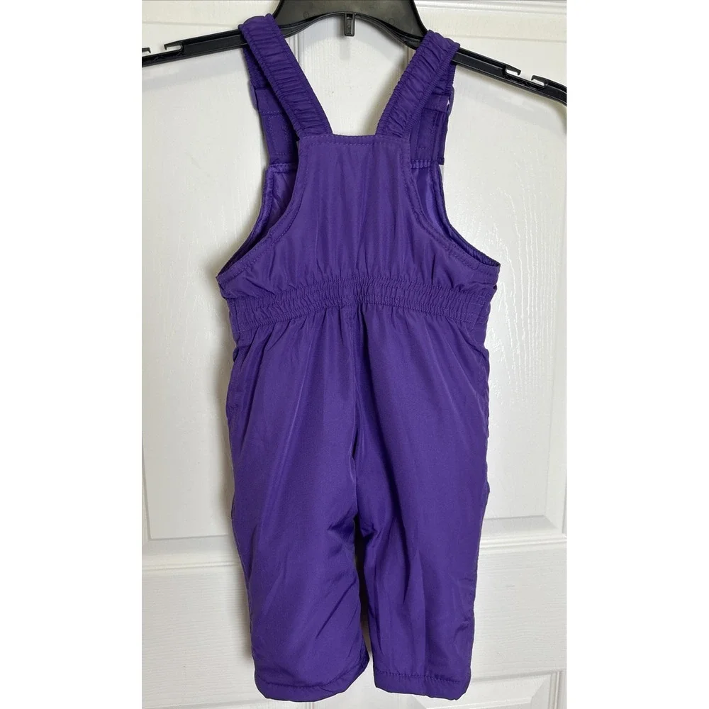 Free Country Kids Size 12Months Purple Ski‎ Snow Bibs Overalls NWT $52